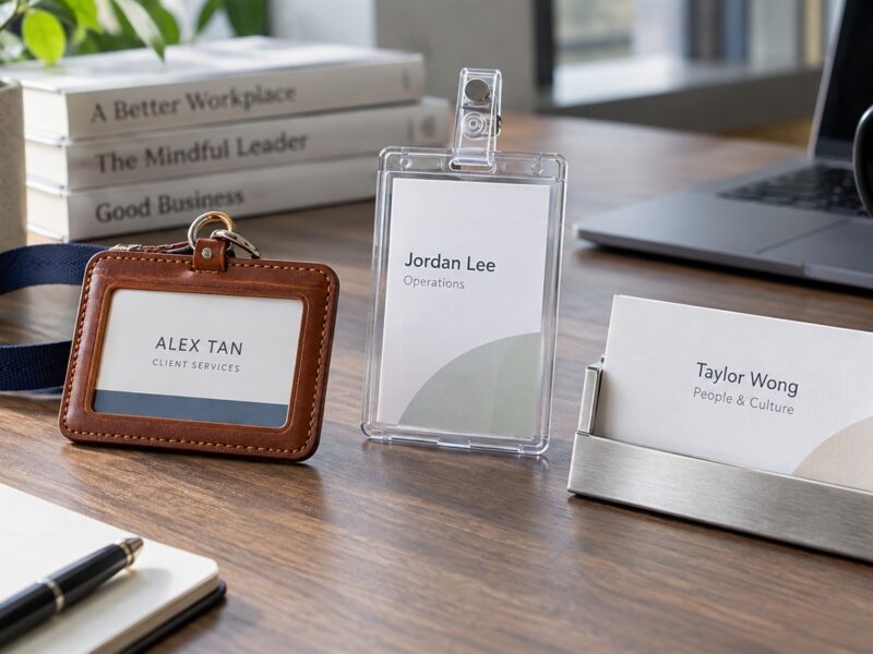 Designing name card holders