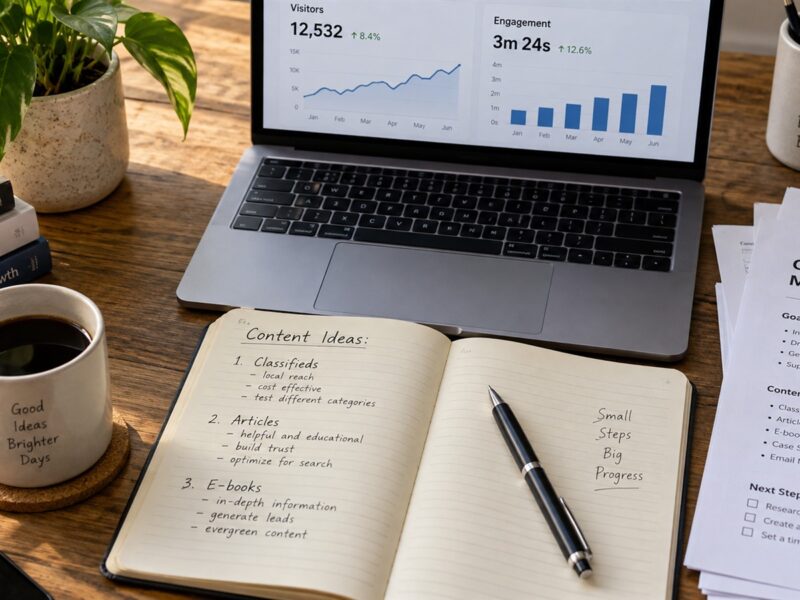 Website traffic from free advertising